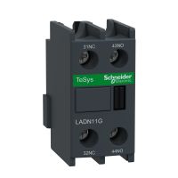 Blok styków pomocniczych TeSys 1NO+1NC zaciski śrubowe | LADN11G Schneider Electric