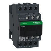 Stycznik mocy TeSys D 20A 4P 4KW 110V AC 1NO 1NC AC-1 zaciski skrzynkowe | LC1DT20F7 Schneider Electric
