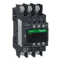 Stycznik mocy TeSys D 50A 3P 22KW 24V DC 1NO 1NC AC-3 zaciski śrubowe | LC1D50A6BD Schneider Electric