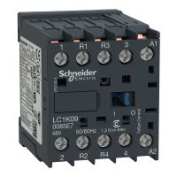 Stycznik mocy TeSys K 20A 4P 4KW 48V AC 2NO 2NC AC-1 zaciski śrubowe | LC1K090085E7 Schneider Electric