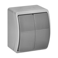 Łącznik świecznikowy n/t AQUATIC IP44 szary-grafit | OR-OE-7101/GR Orno