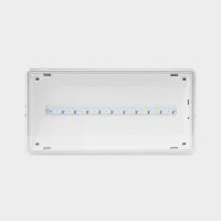 Oprawa EXIT M ECO LED IP65 3W 1h jednozadaniowa biała + grzałka HTR-25 | ETE/3W/E/1/SE/X/WH+HTR-25 Awex