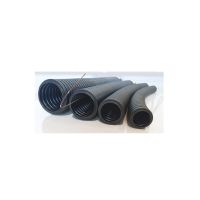 Rura giętka karbowana bezhalogenowa RKCG/PV 40/33 PVC UV 1250N czarna (25m) | 05.245 Elektroplast Stróża
