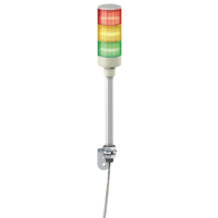 Kolumna sygnalizacyjna RAG 24V AC/DC LED, montaż na rurze z uchwytem "L" | XVGB3 Schneider Electric