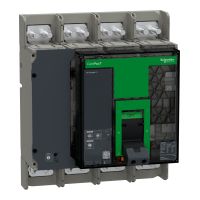 Wyłącznik, ComPacT NS1600H, 70kA przy 415VAC, 3P, stacjonarny, sterowanie ręczne, MicroLogic 6.0, 16 | C160H360FM Schneider Electric