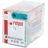 Przekaźnik elektromagnetyczny, przemysłowy 6A 24VDC IP40, R4N-2014-23-1024-WT | A00001 Relpol