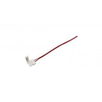 Złącze LED 8 mm 1-stronne zatrz. z przewodem | 24-1100-01 LED Labs