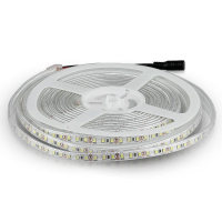 Taśma LED V-TAC SMD2835 1200LED 24V IP65 2xPCB rękaw 10mb 7,5W/m 120LED/m VT-2835-7.5 4000K 750lm | 3800157676090 LED EUROPE