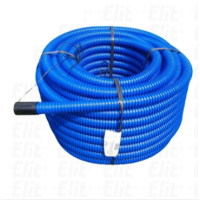 Rura osłonowa HDPE karbowana dwuwarstwowa z pilotem do ziemi DVR QRK arot 450N niebieska fi32 (50mb) | ITAROS03250 Elit