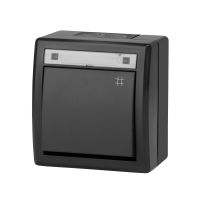 Łącznik natynkowy krzyżowy IP55 antracytowy, AQUANT 2K | 5006-17 Elektro-Plast Nasielsk