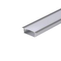 Profil do LED zestaw, ALU anodowany wpuszczany cienkościenny V-TAC 2mb klosz mleczny 24,7x7mm VT-810 | 3800170207059 LED EUROPE