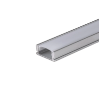 Profil do LED zestaw, ALU anodowany V-TAC 2mb klosz mleczny 17,4x7mm VT-8113 | 3800157636834 LED EUROPE