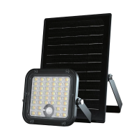 Naświetlacz LED solarny V-TAC 10W pilot auto timer czujnik ruchu IP65 CCT VT-411CCT 4000K+6000K 1500 | 3800170227316 LED EUROPE