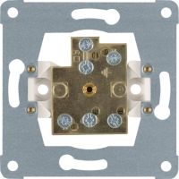 Mechanizm gniazda wyrównania potencjału podwójne, zaciski śrubowe, one.platform  | WDF5600 Hager