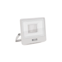 Naświetlacz LED V-TAC 30W SAMSUNG CHIP czujnik ruchu biały Z mufą VT-138S 6500K 2340lm 5 lat gwaranc | 3800157661348 LED EUROPE