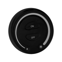 Pilot kontroler V-TAC dotykowy mono jednokolorowy 1-strefa czarny VT-2440 | 3800157684835 LED EUROPE