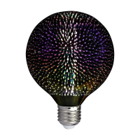 Żarówka LED V-TAC 3W E27 filament gwiazdy 3D kula glob G125 VT-2233 3000K 40lm | 3800157684194 LED EUROPE