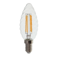 Żarówka LED V-TAC 4W filament E14 twist świeczka ściemnialna VT-1985D 3000K 400lm | 3800157683784 LED EUROPE