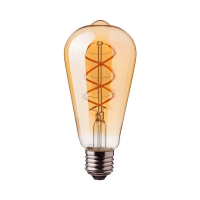 Żarówka LED V-TAC 4,8W E27 filament złota vintage ST64 64x143mm VT-2065-N 1800K 300lm | 3800157684057 LED EUROPE