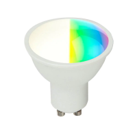 Żarówka LED smart WI-FI V-TAC 4.8W GU10 tuya Amazon Alexa Google Home VT-2215 RGB+2700K-6500K 380lm | 3800157690638 LED EUROPE
