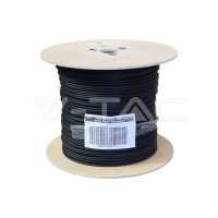 Kabel przewód solarny paneli PV czarny 4mm2 500mb V-TAC | 3800170207011 LED EUROPE