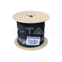 Kabel przewód solarny paneli PV czarny 6mm2 500mb V-TAC | 3800170207028 LED EUROPE
