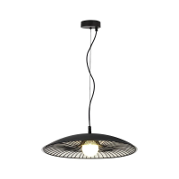Oprawa zwieszana V-TAC G9 LED fi.45cm czarna VT-89018 | 3800170254053 LED EUROPE