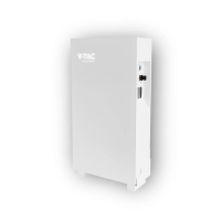 Magazyn bank energii V-TAC biały szklany front 10.24kWh 200Ah/51.2V LiFePO4 BMS VT-10240W 10 lat gwa | 3800170227750 LED EUROPE