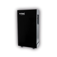 Magazyn bank energii V-TAC czarny szklany front 5.12kWh 100Ah/51.2V LiFePO4 BMS VT-51200B 10 lat gwa | 3800170227774 LED EUROPE