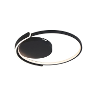 Oprawa sufitowa V-TAC 50W LED 495x480mm ściemnialna czarna pilot CCT VT-84025RD 3000K-4000K-6500K 40 | 3800170255401 LED EUROPE