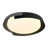 Oprawa sufitowa plafoniera V-TAC 48W LED 50cm 3w1 ściemnialna czarny/szary BT pilot CCT VT-84020 300 | 3800170255470 LED EUROPE