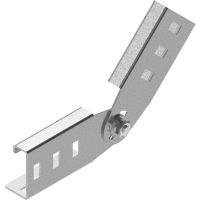 Łącznik przegubowy drabin LGTH50-N, gr. blachy 3,0mm | 451302 Baks