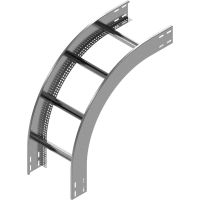 Łuk pionowy zewnętrzny drabiny LPDZC500H100N, gr.blachy 2.0mm | 499151 Baks