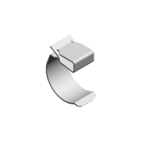 Zacisk ZSK1 Fi-25/2, gr. blachy 1,0mm | 793701 Baks