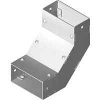Łuk pionowy 90st. LPKMP100H50, gr.blachy 1,5mm | 812310 Baks