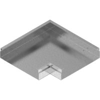 Kolano kanału KKN190H38, gr.blachy 1,0mm | 530719 Baks