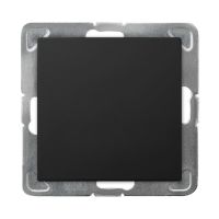 Łącznik jednobiegunowy, czarny matowy, IMPRESJA | ŁP-1Y/m/33 Ospel