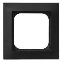 Ramka pojedyncza, czarny matowy, Impresja | R-1Y/33 Ospel