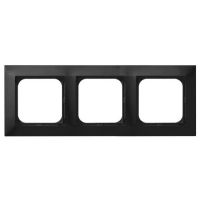 Ramka potrójna, czarny matowy, Impresja | R-3Y/33 Ospel