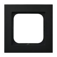 Ramka pojedyncza, czarny matowy, Sonata | R-1R/33 Ospel