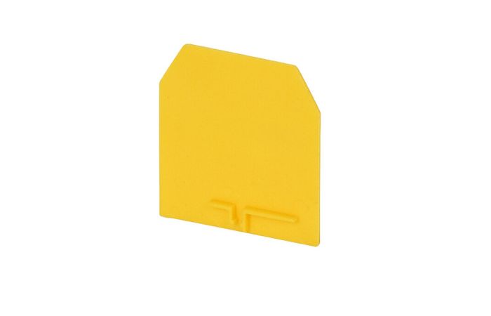 Płytka skrajna PSU-16 do złączek ZUG-G16, przegroda dla ZUG-G10, żółta (25szt.) | A41-0301 Pokój