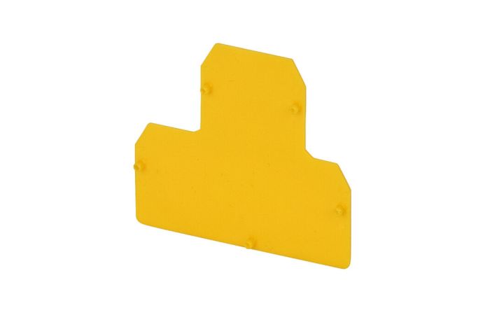 Płytka skrajna PSU-4/2Z do złączek ZUG-G2.5, ZUG-G4, żółta (25szt.) | A41-0401 Pokój
