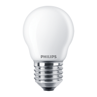 Lampa LED  classic 40W 470lm P45 E27 WW 2700K FR ND RFSRT4 kulka matowa | 929001345755 Philips