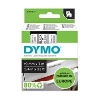 Taśma do drukarek DYMO D1 19mm x 7m czarno- przeźroczysty | S0720820 DYMO