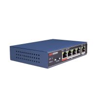 Niezarządzalny Switch PoE, 4 porty × 100 Mbps PoE, 1 port × 100 Mbps Ethernet; typ port | 301801291 Hikvision Poland