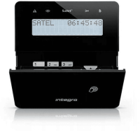 Manipulator LCD z czytnikiem zbliżeniowym, typ obudowy F, GRADE 3, czarny, INT-KLFR-B | INT-KLFR-B Satel