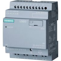 Moduł logiczny z wyświetlaczem PS/I/O 24VDC 8DI(4AO)/4DO LOGO! 24CEO | 6ED1052-2CC08-0BA1 Siemens