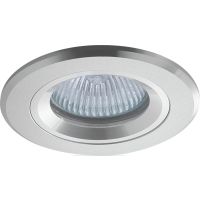 Oprawka halogenowa oczko aluminiowe okrągłe stałe aluminium AXEL DS050 PA16P-AL bez gniazda | FF002186.0 Faroform