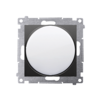 Sygnalizator świetlny LED światło białe (moduł) 230V~, czarny mat, Simon 54 | DSS1.01/49 Kontakt Simon