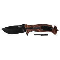 Nóż survivalowy składany 22 cm 6 w 1 | 63-107 NEO